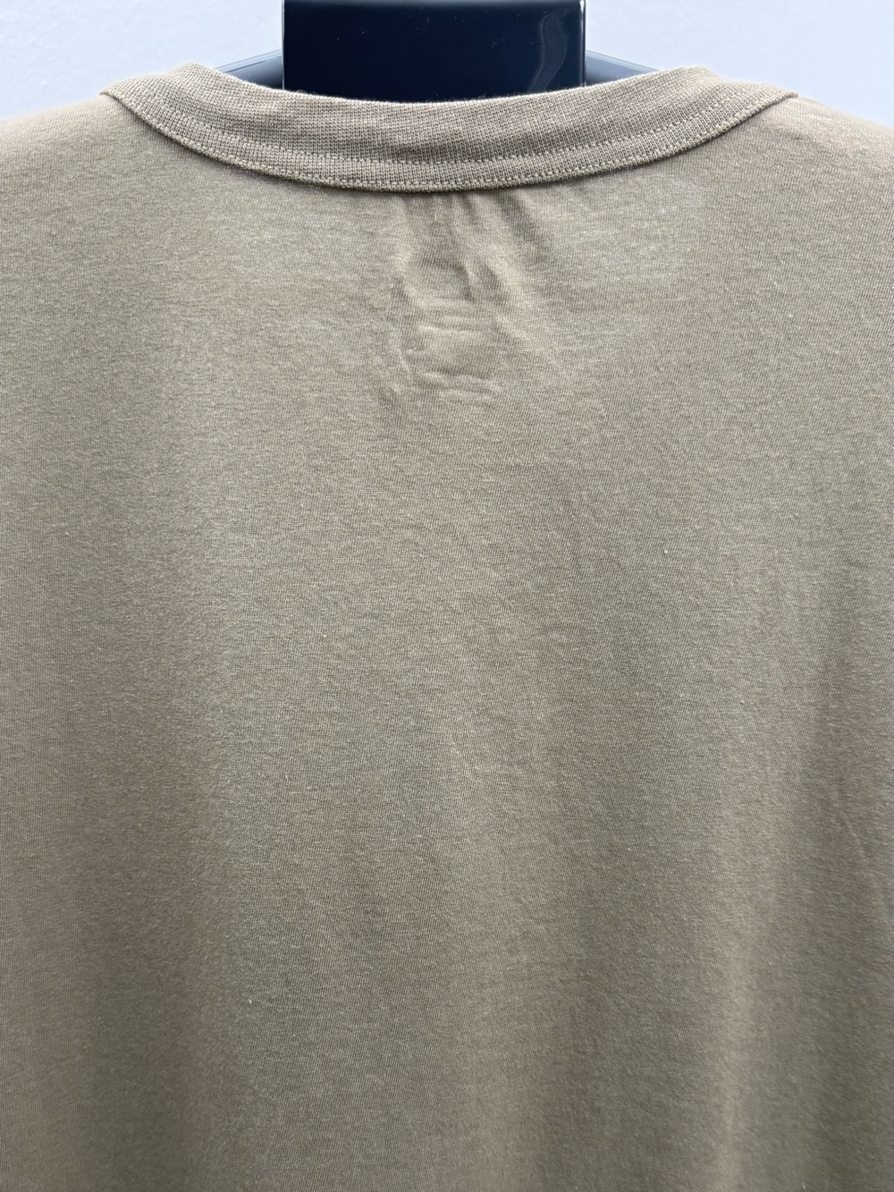 Soffe Dri Cotton Tan T-Shirt Men’s Large 100% Cotton Made in USA Casual Tee - Picture 6 of 11